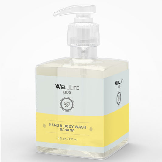 Banana Liquid Hand Soap for Kids - Well LifeHand and Body Wash