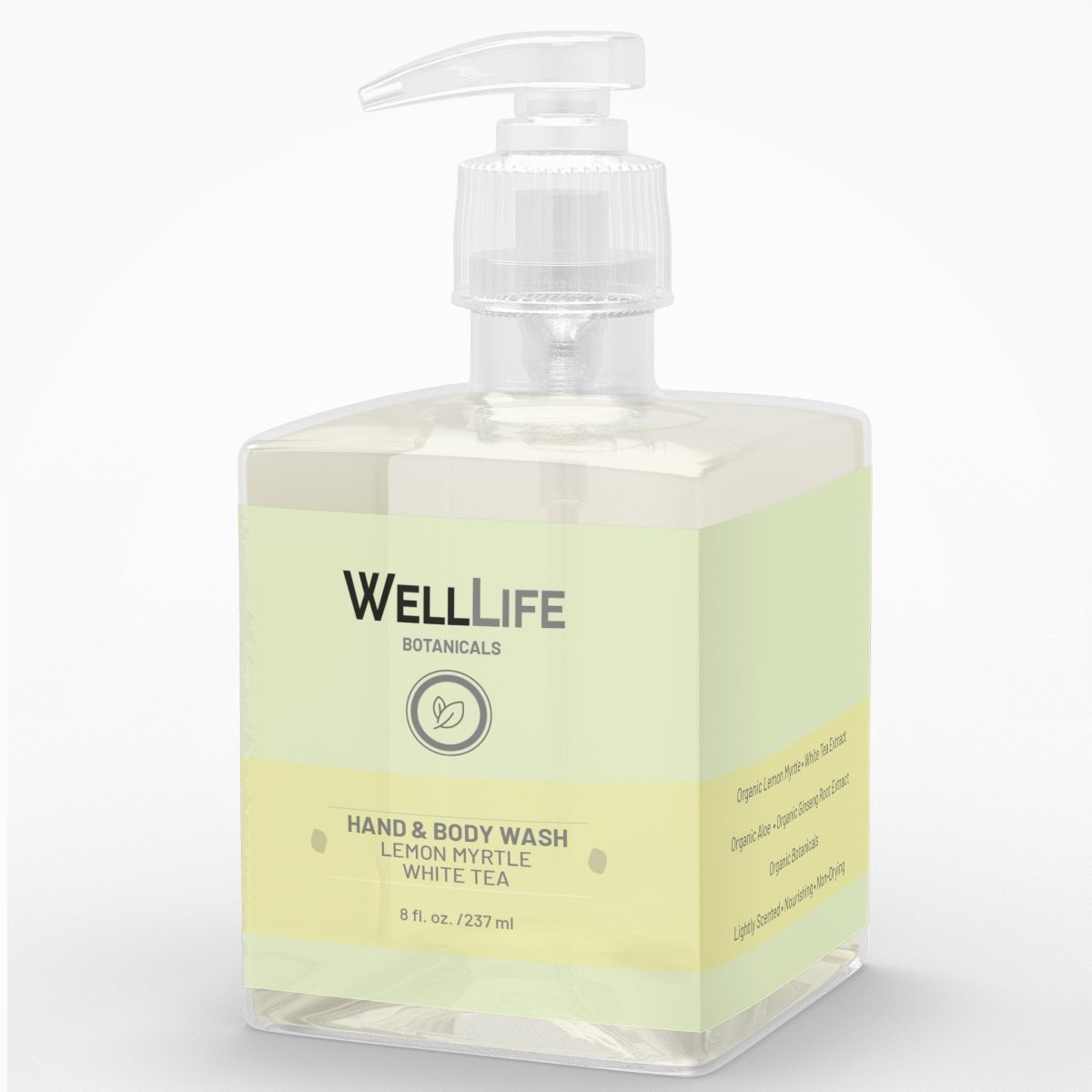 Botanicals Lemon Myrtle - White Tea Hand & Body Wash - Well LifeLiquid Hand Soap