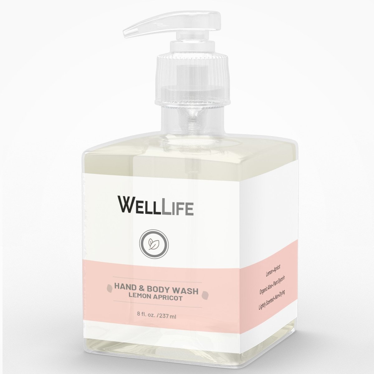 Lemon Apricot Liquid Hand Soap - Well LifeLiquid Hand Soap
