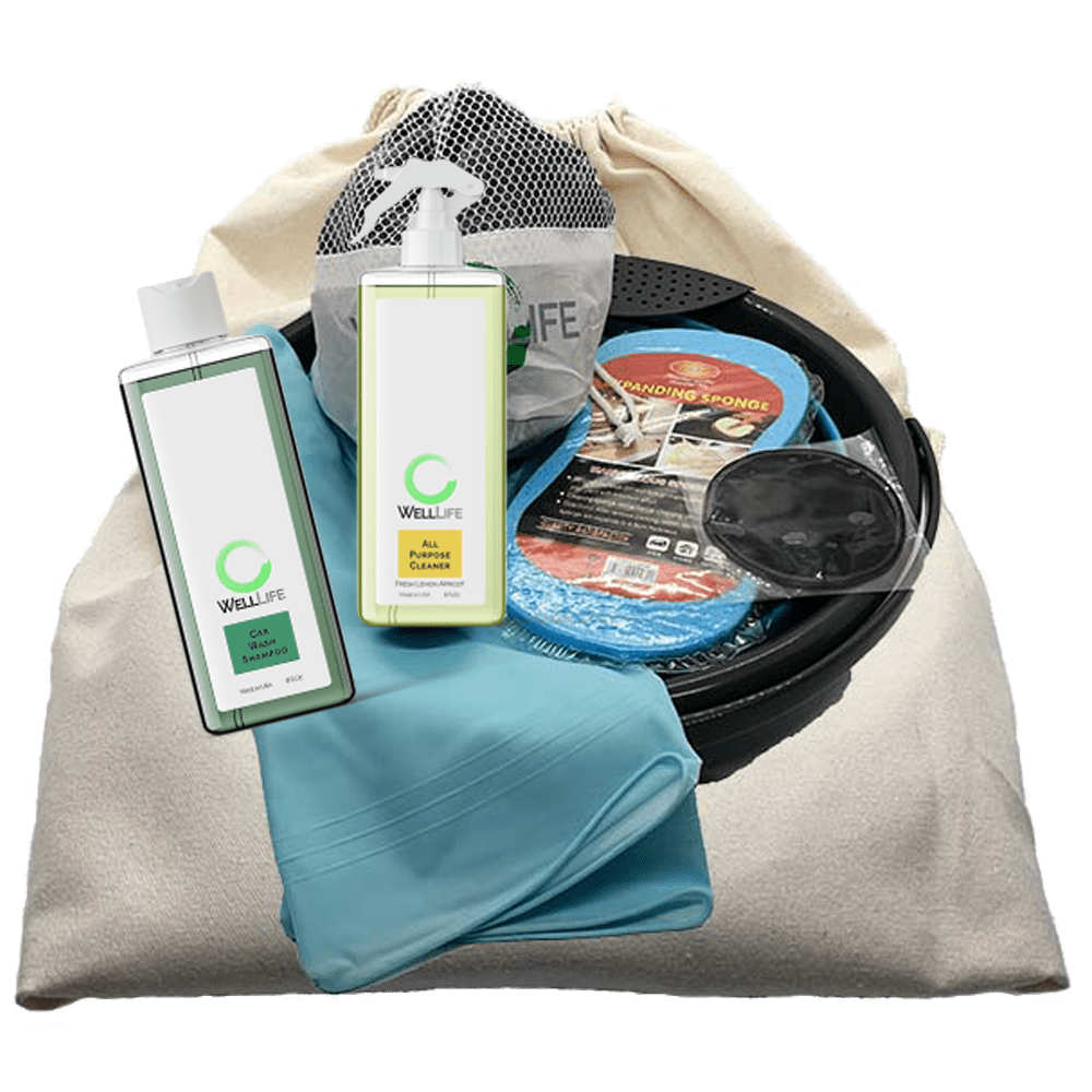 Award Winning! Clean Car Care Kit 8+ Pieces - Well LifeVehicle Maintenance, Care & Decor