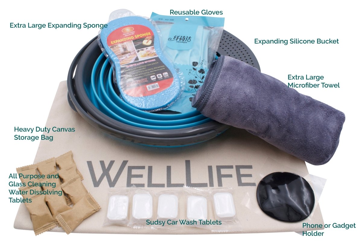Ultimate Car Wash Kit - Tablet Based - Well LifeVehicle Cleaning