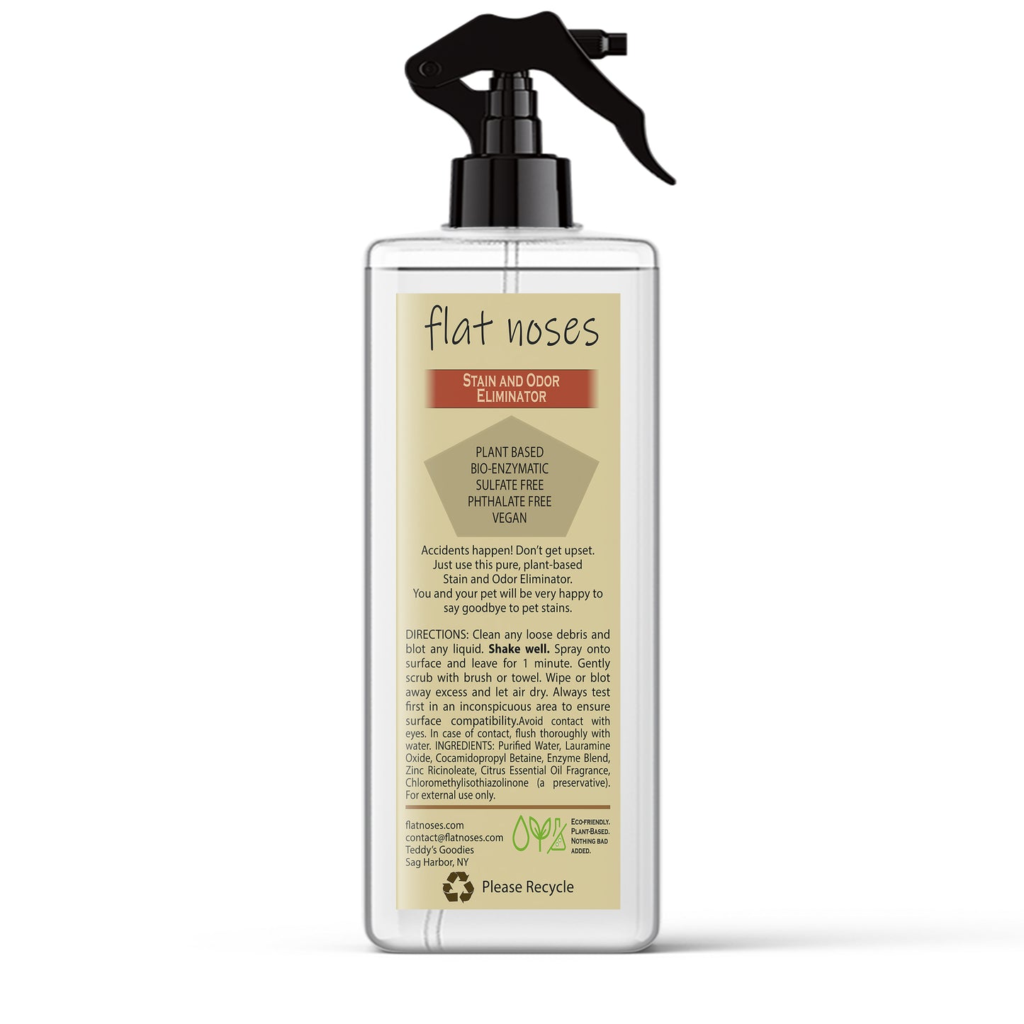 Flat Noses Pet Stain Remover, Orange Grapefruit