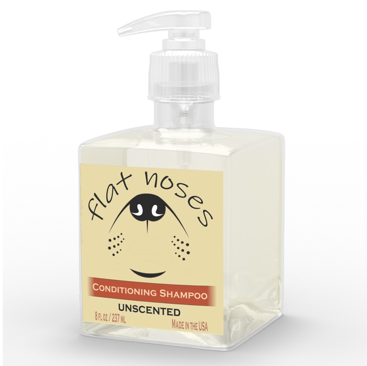 Flat Noses All in One Tearless All Natural Conditioning Shampoo 8 ounce - Well LifeAnimals & Pet Supplies