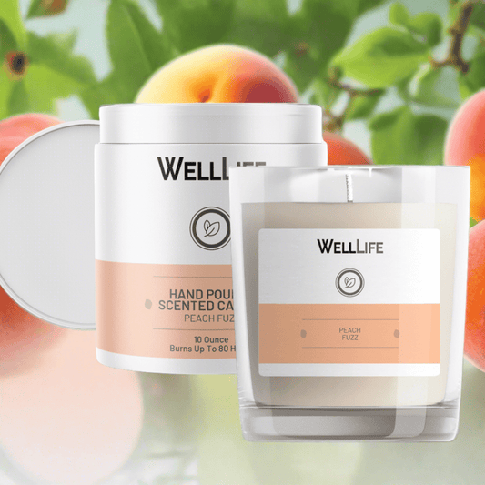 Peach Fuzz Candle - Well LifeCandle