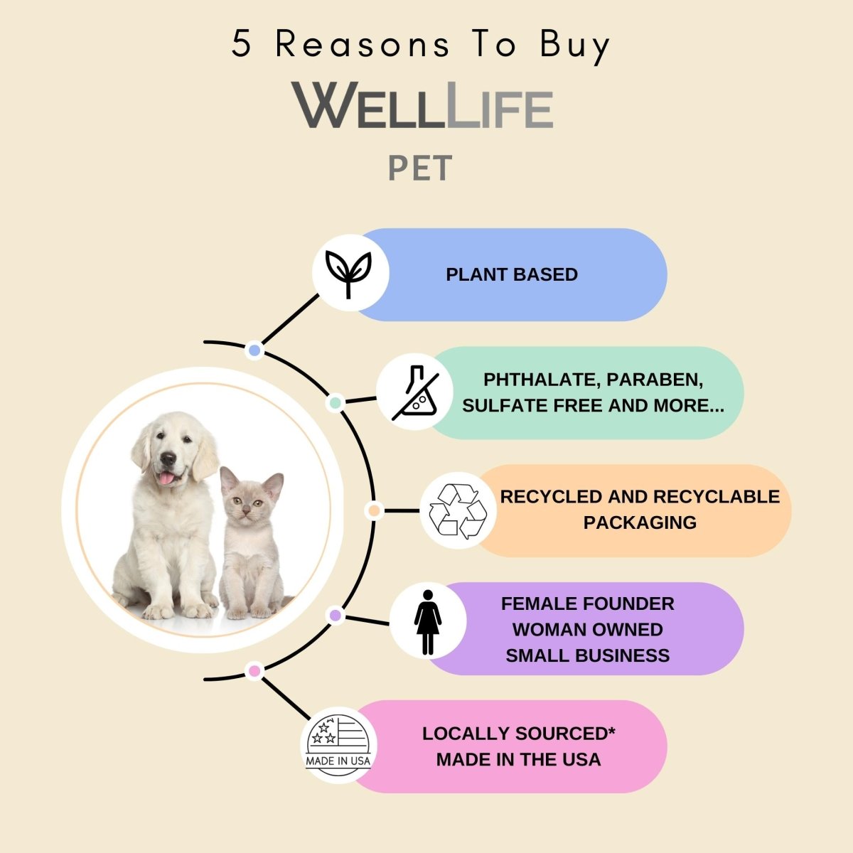 Pet Stain and Odor Eliminator - 16 ounce - Well LifePet Supplies