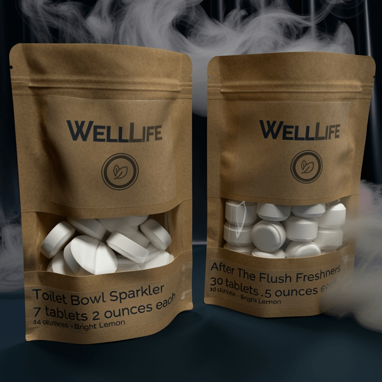 Well Life Toilet Cleaning Duo - After The Flush + Toilet Sparklers - Well Life